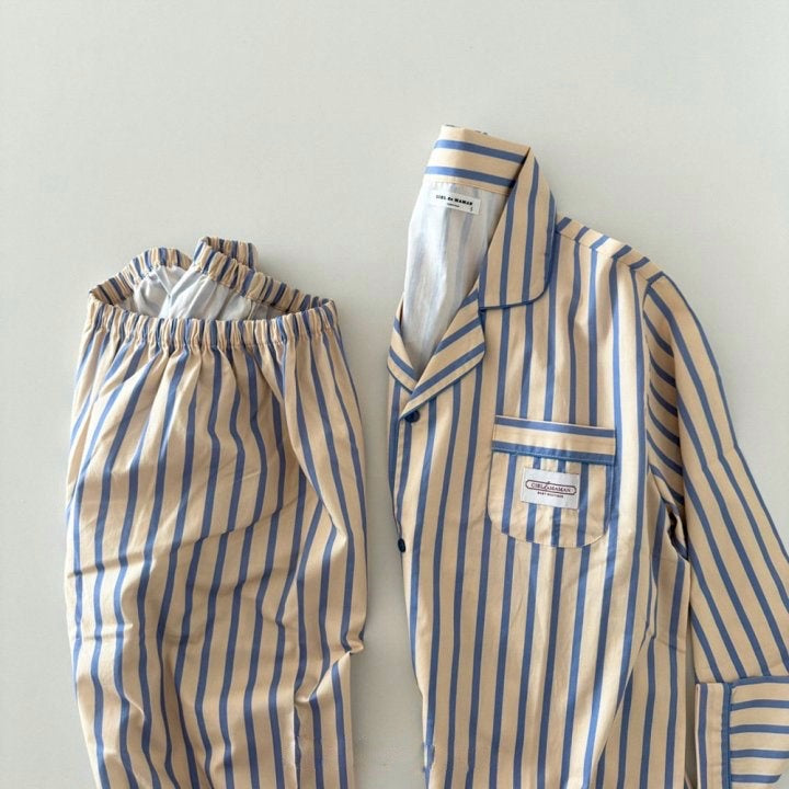 Adult stripe PJs
