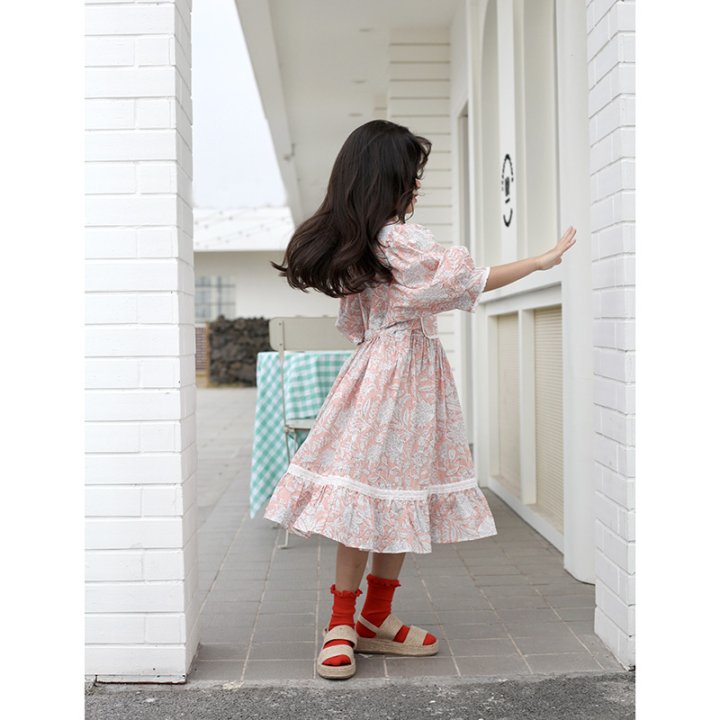 Flora printed dress