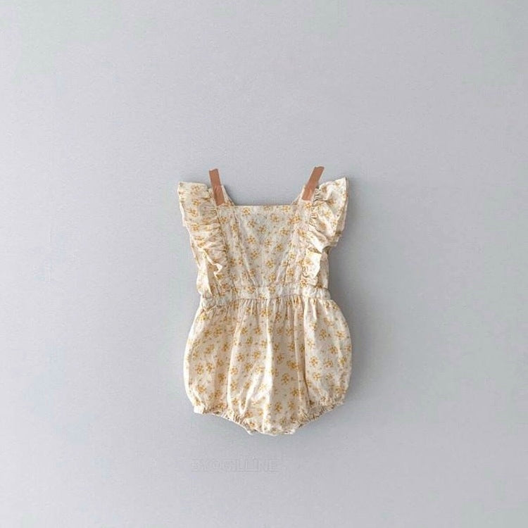 Floral wing bodysuit