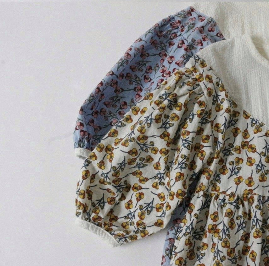 V floral dress