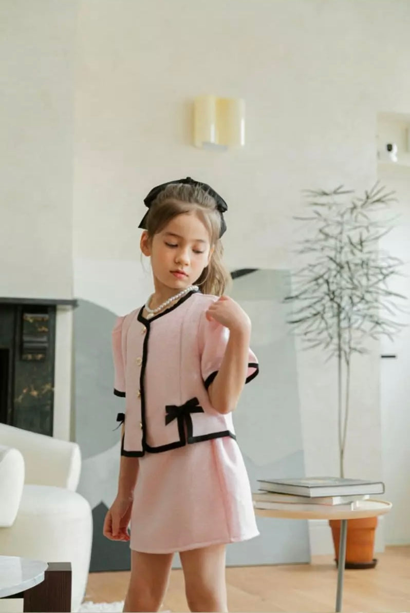 Elegant top & skirt set