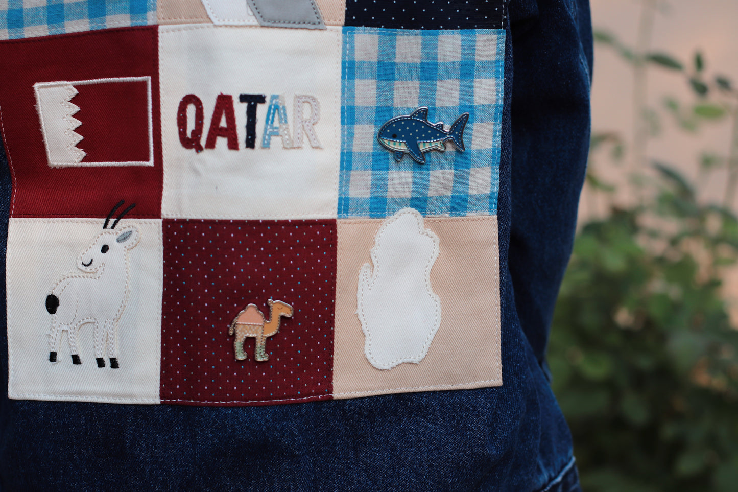 Qatar patch pins