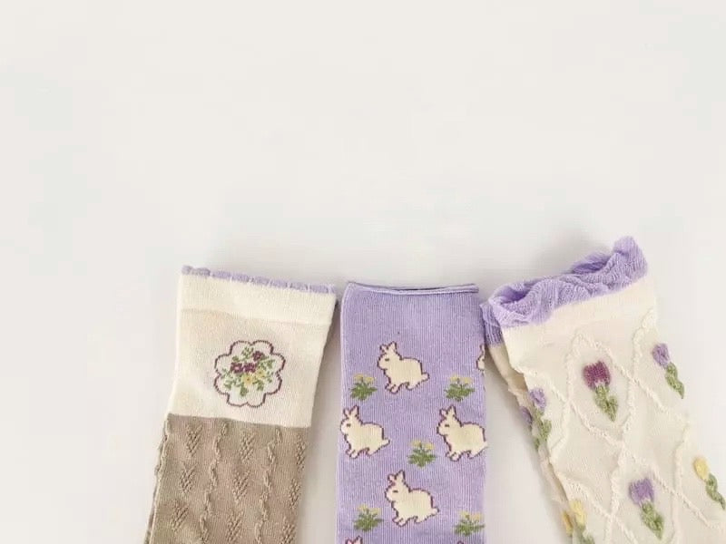 Bunny socks set