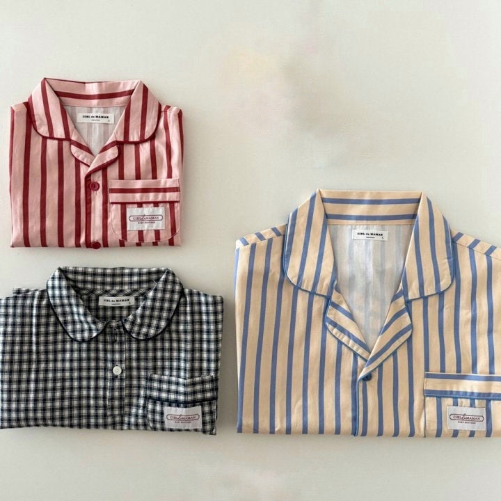 Adult stripe PJs