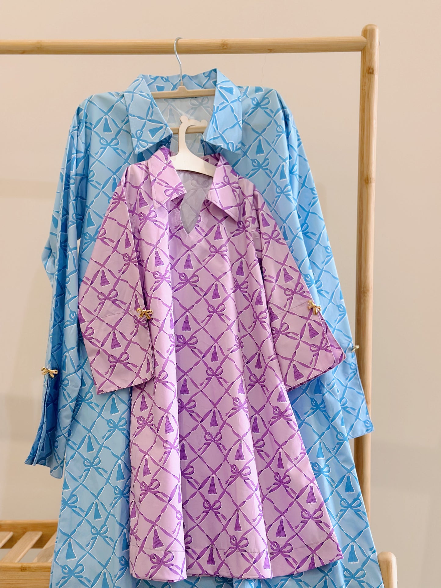 Adult ribbons jalabya with twilly