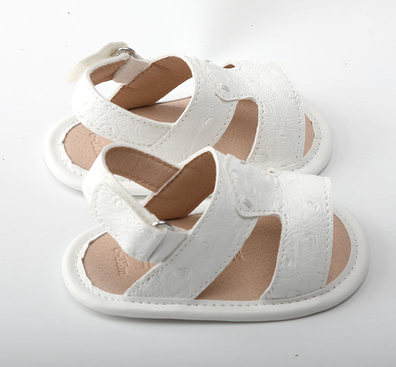 White sandals