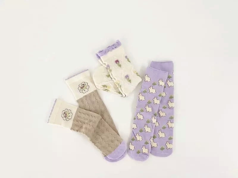 Bunny socks set