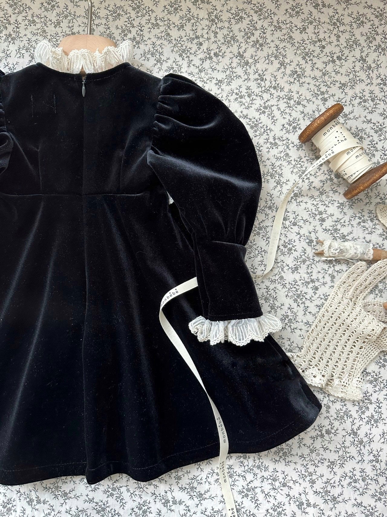 Midnight velvet dress