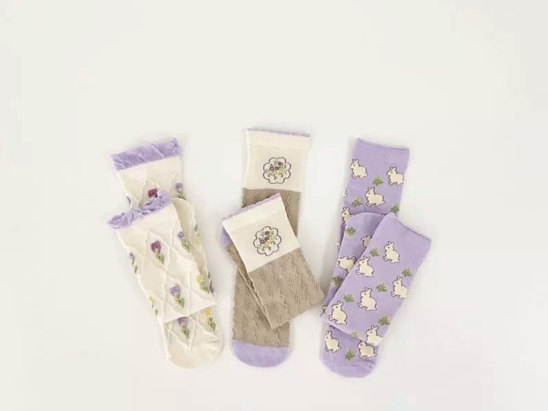 Bunny socks set