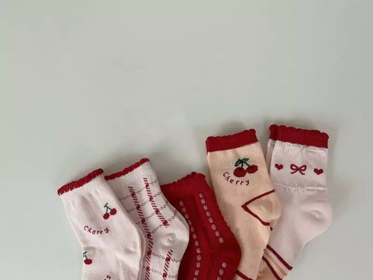 Cherry socks set