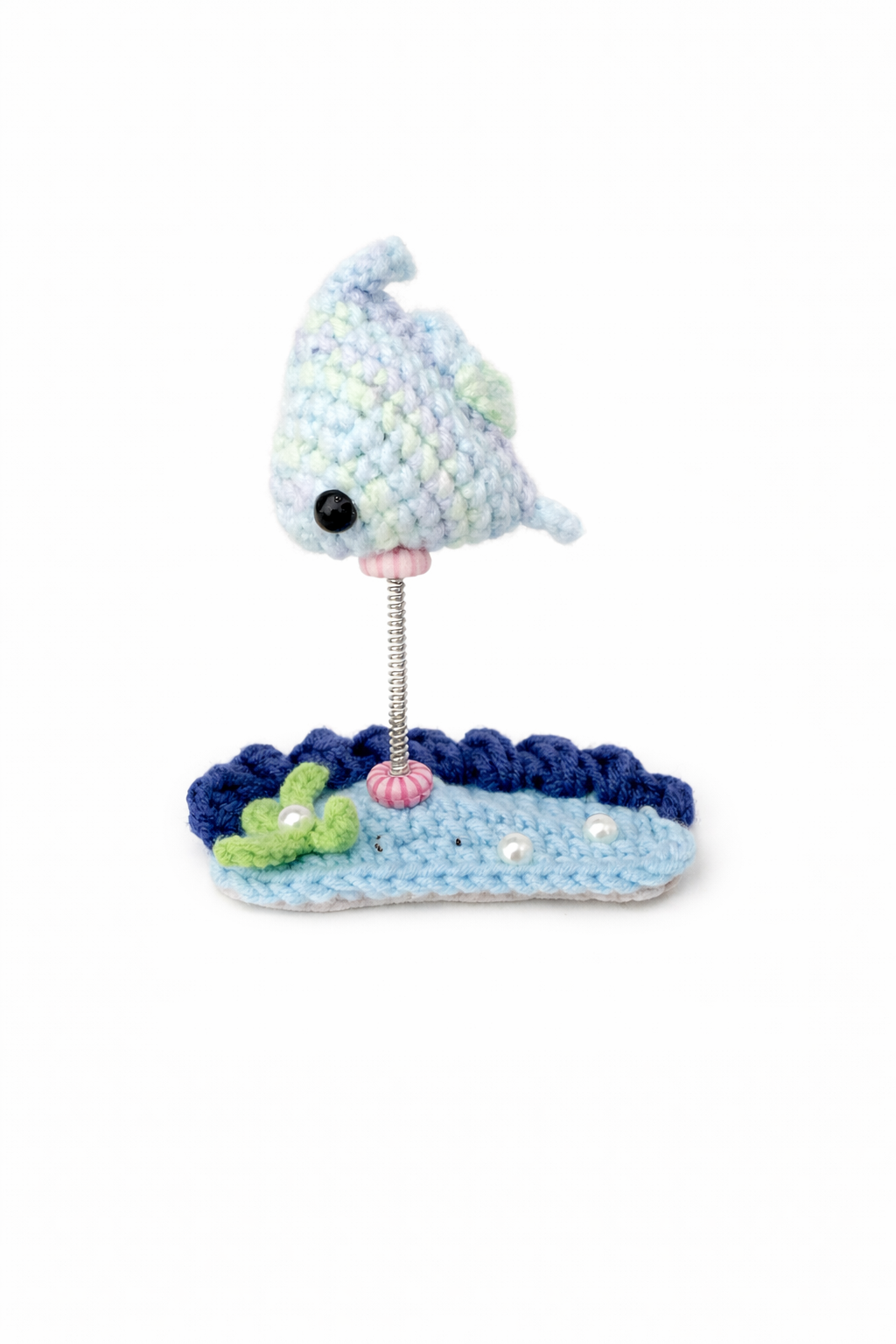 Sea crochet hairpins