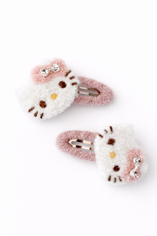 Hello kitty hairclips
