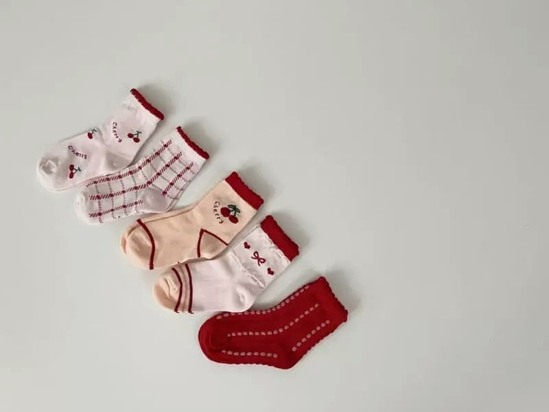 Cherry socks set