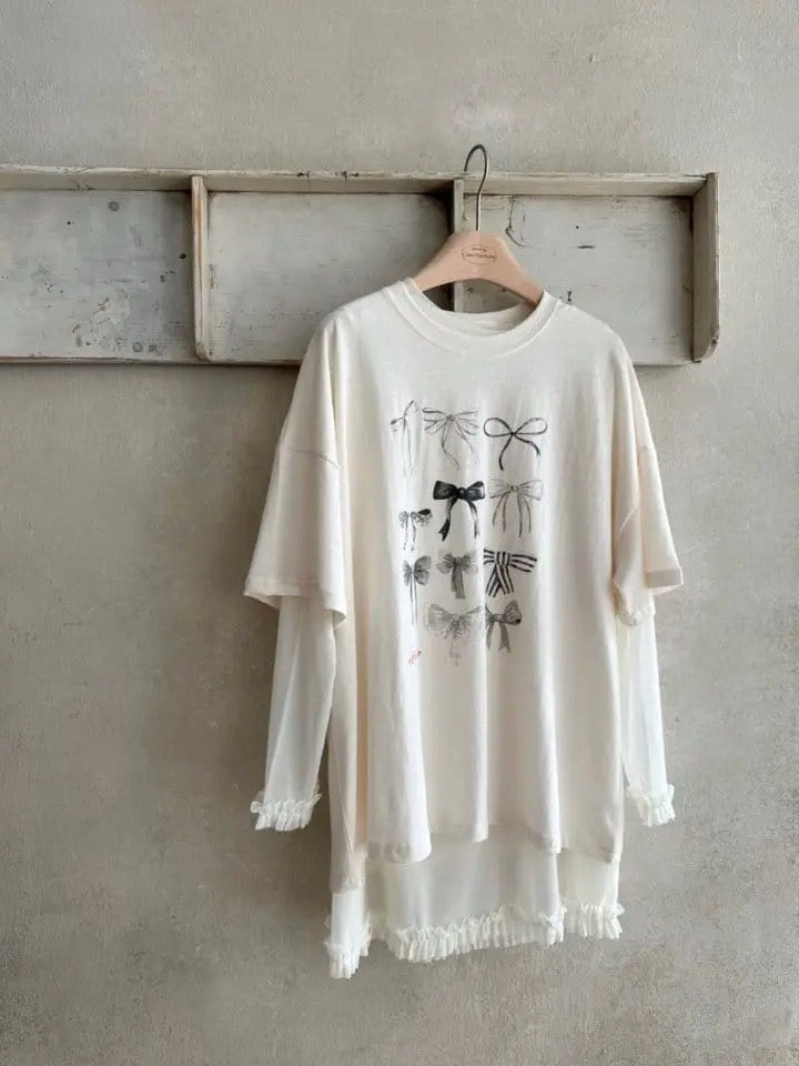 Adult ribbon tee