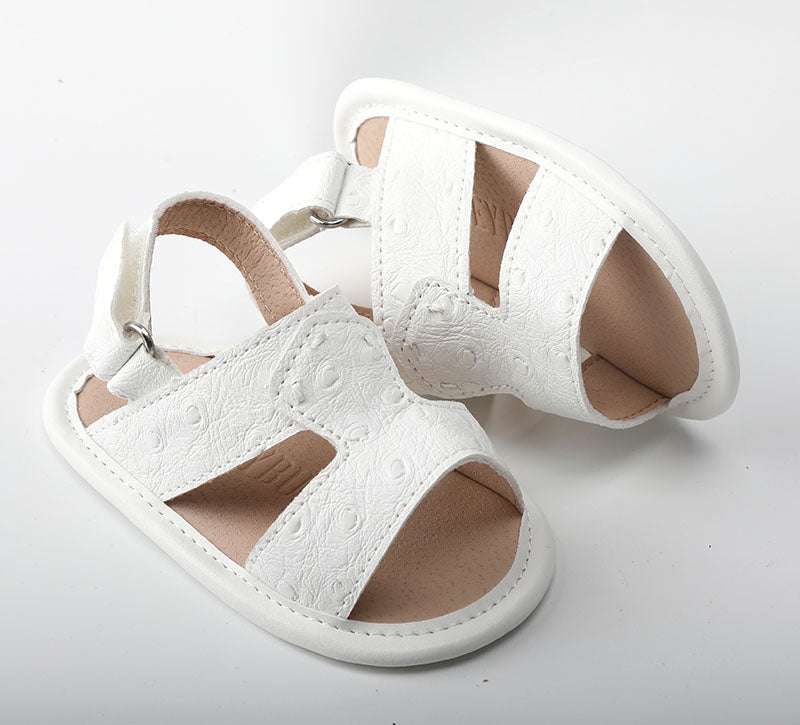 White sandals