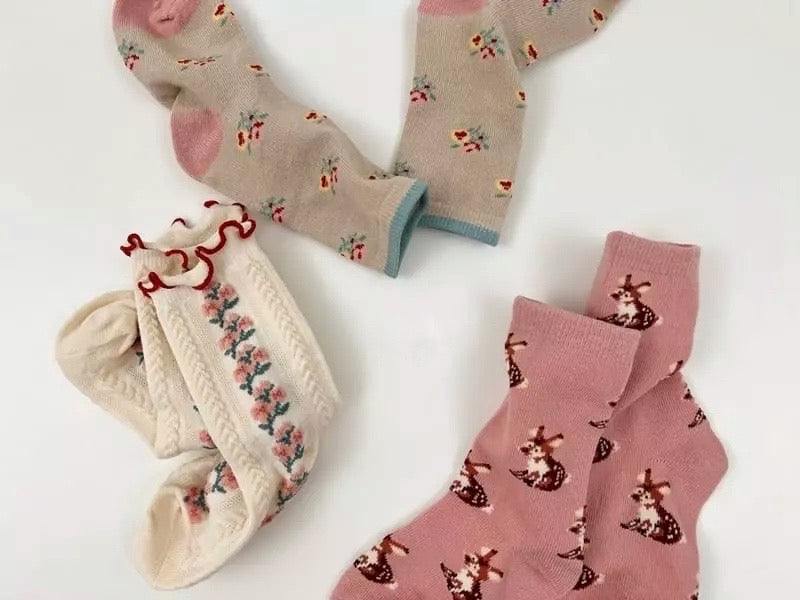 Deer socks set