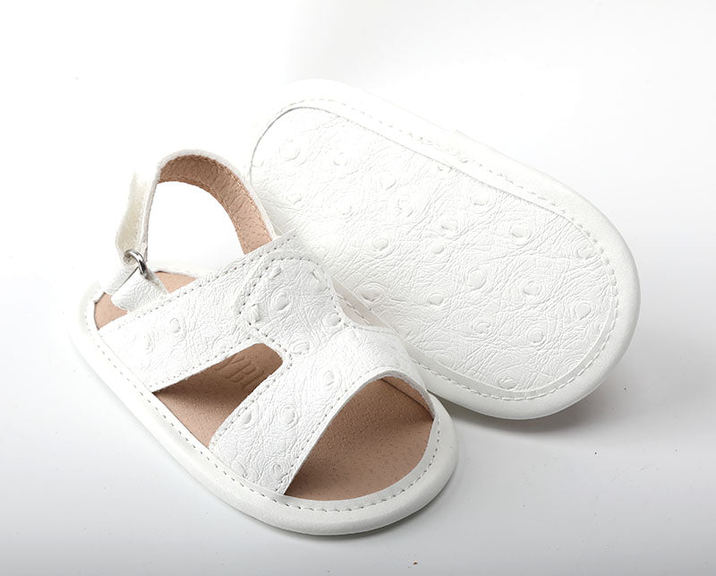 White sandals