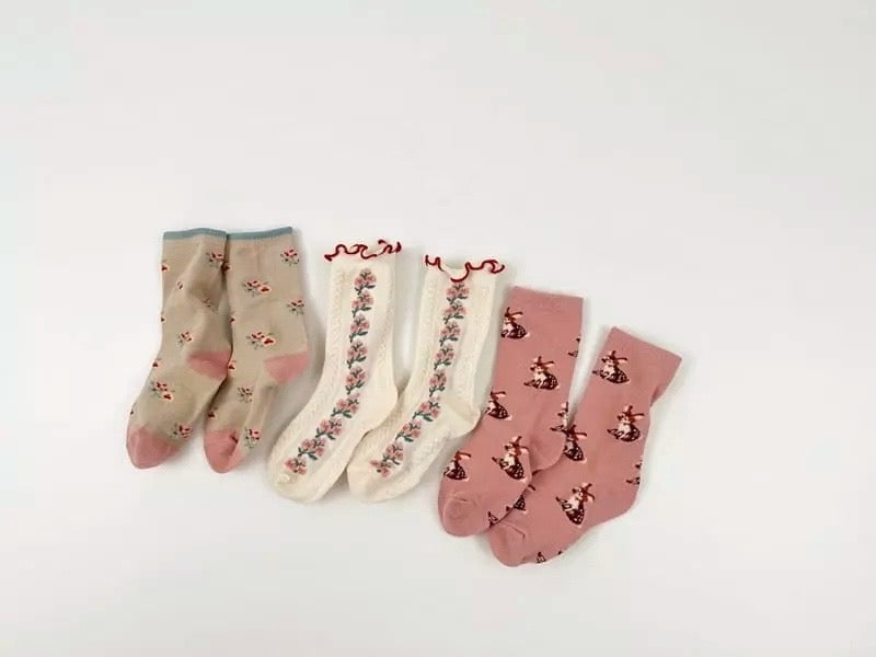Deer socks set