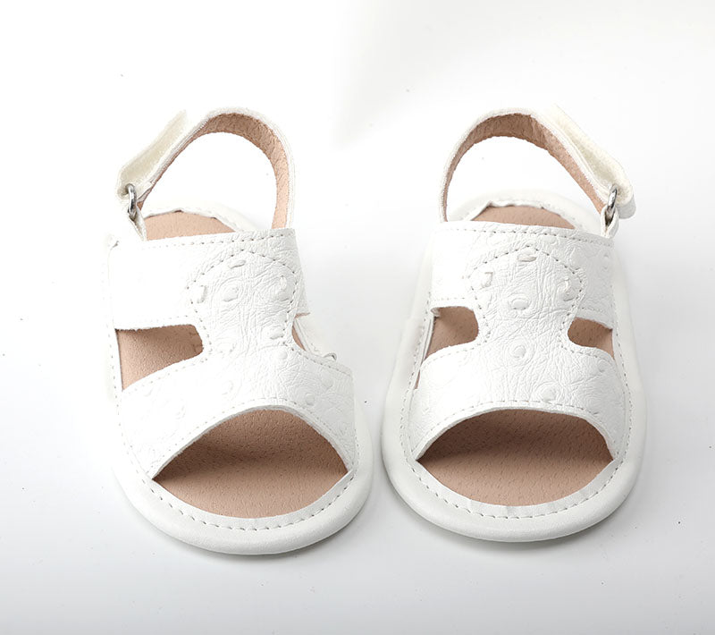 White sandals
