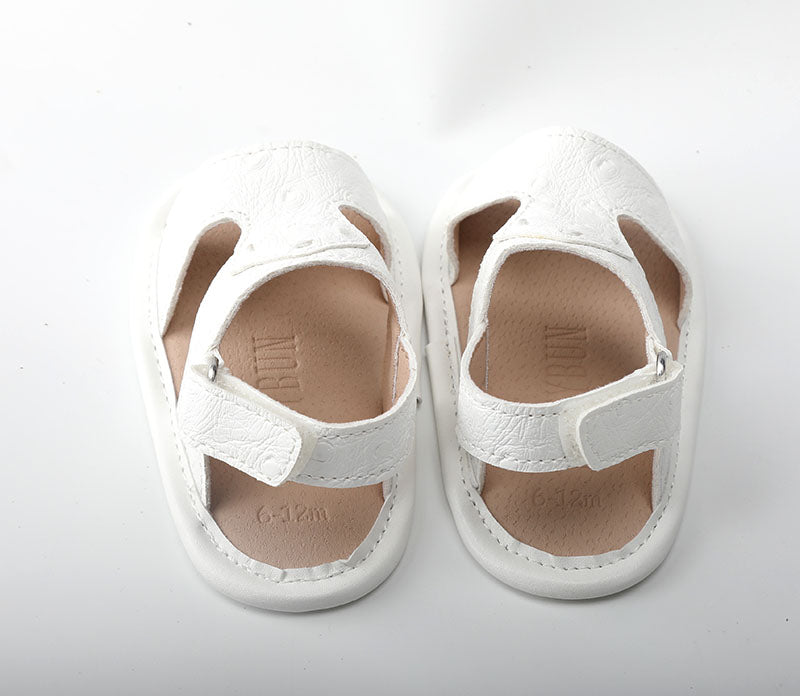 White sandals