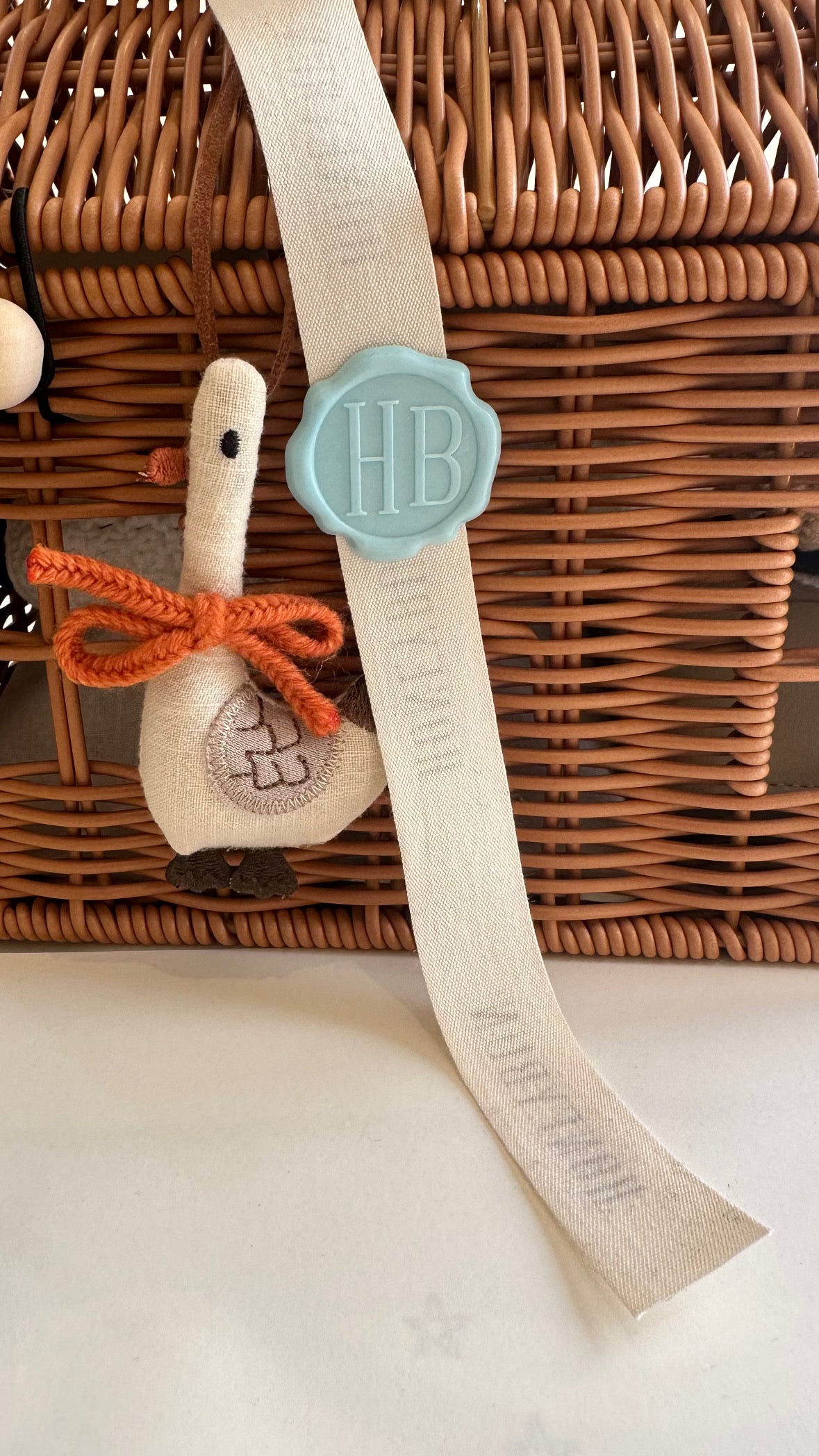 Babyboy rattan house gift