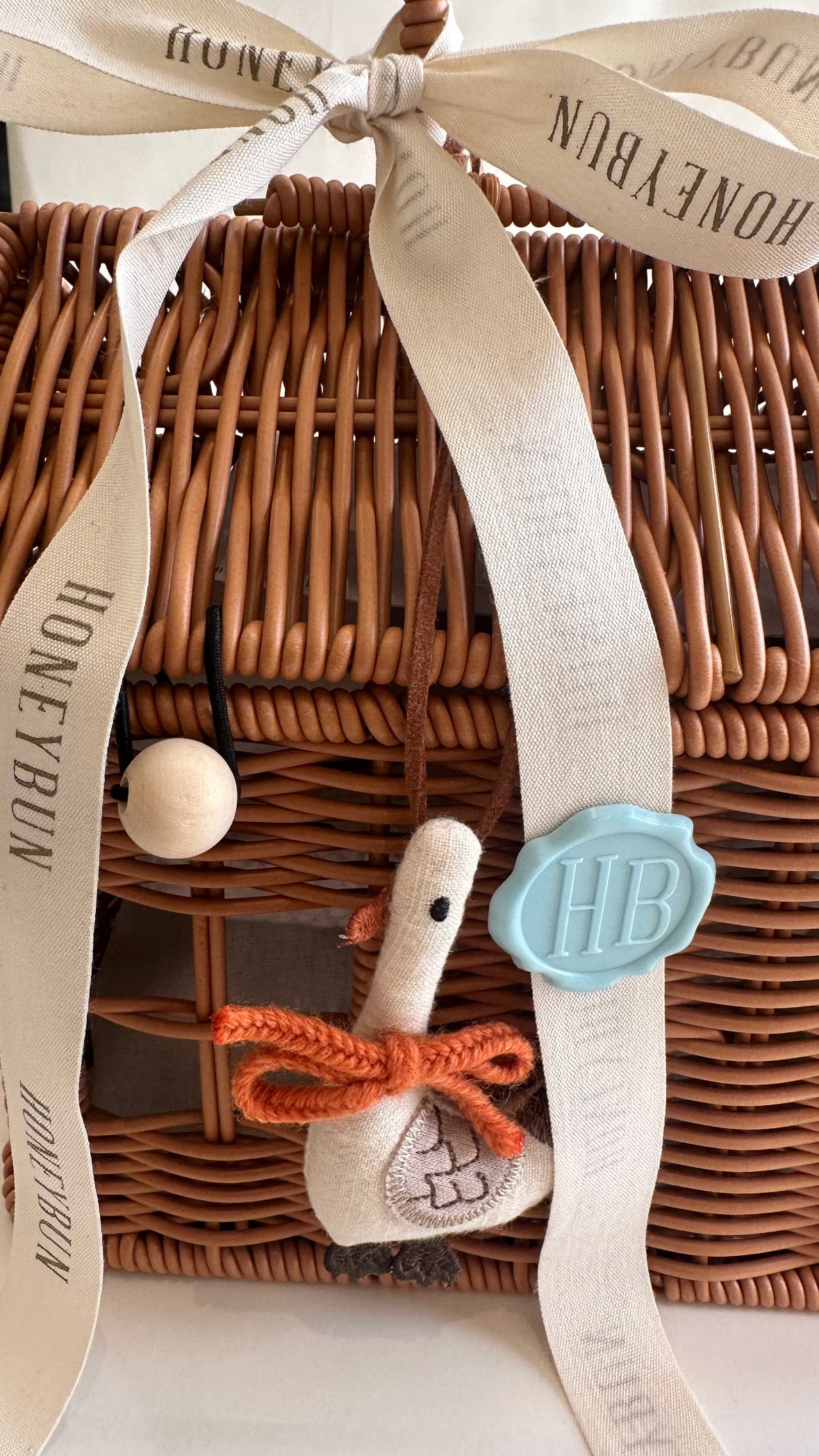 Babyboy rattan house gift