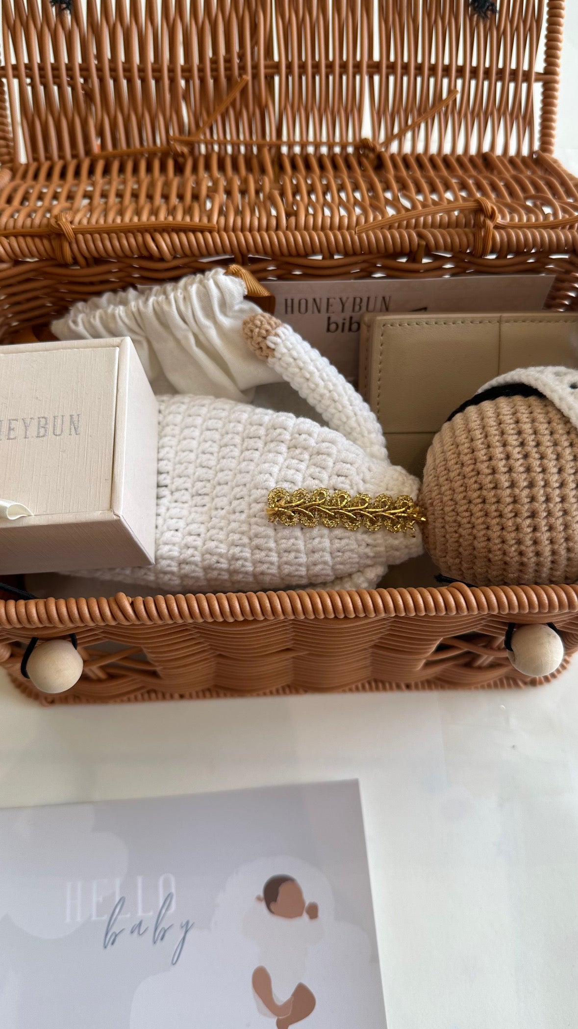 Babyboy rattan house gift