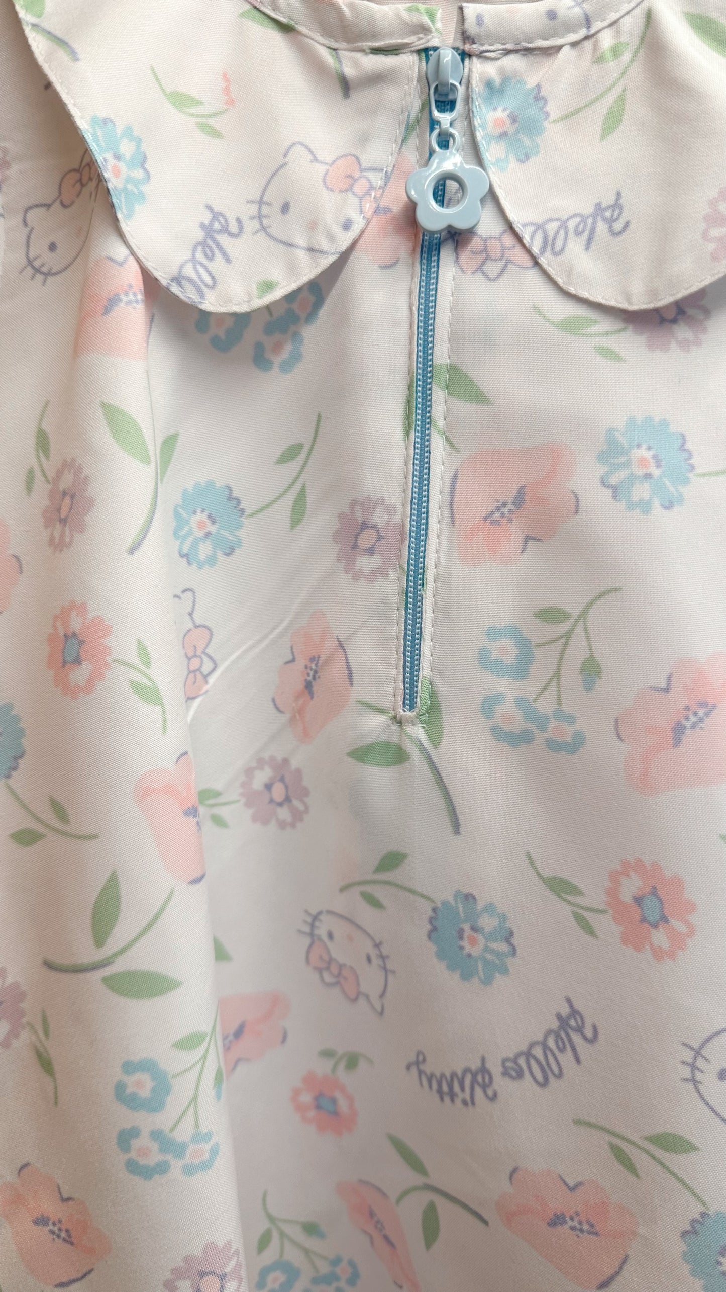 Floral hello kitty jalabya