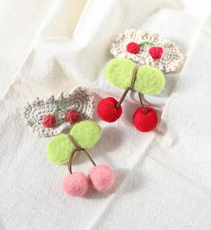 Cherry hairpin set