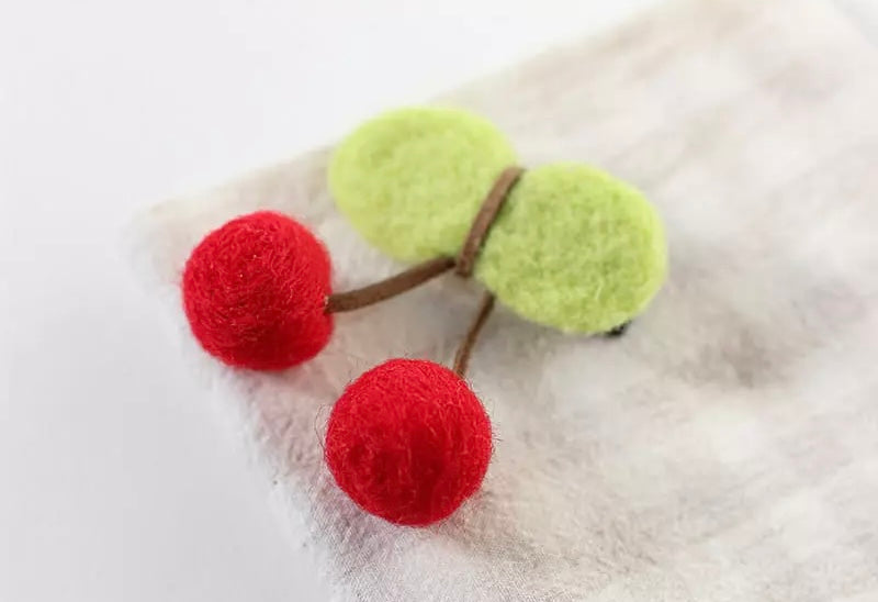 Cherry hairpin set