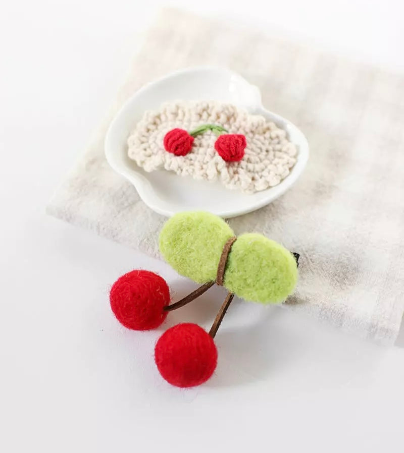 Cherry hairpin set