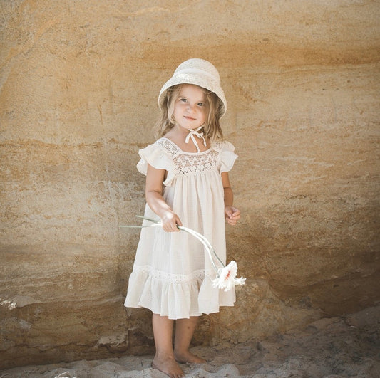 Natural beach dress