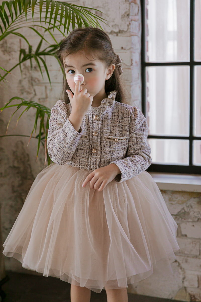 Tweed tutu dress