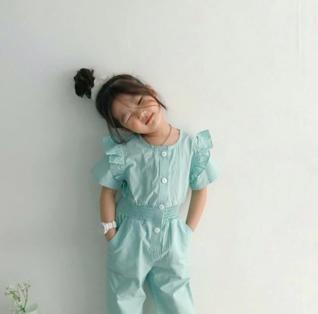 Smocking jumpsuit