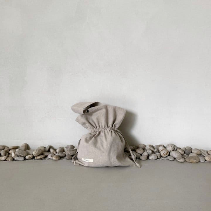 Beige linen bag