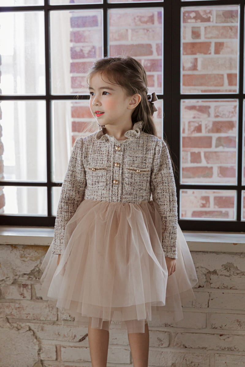 Tweed tutu dress