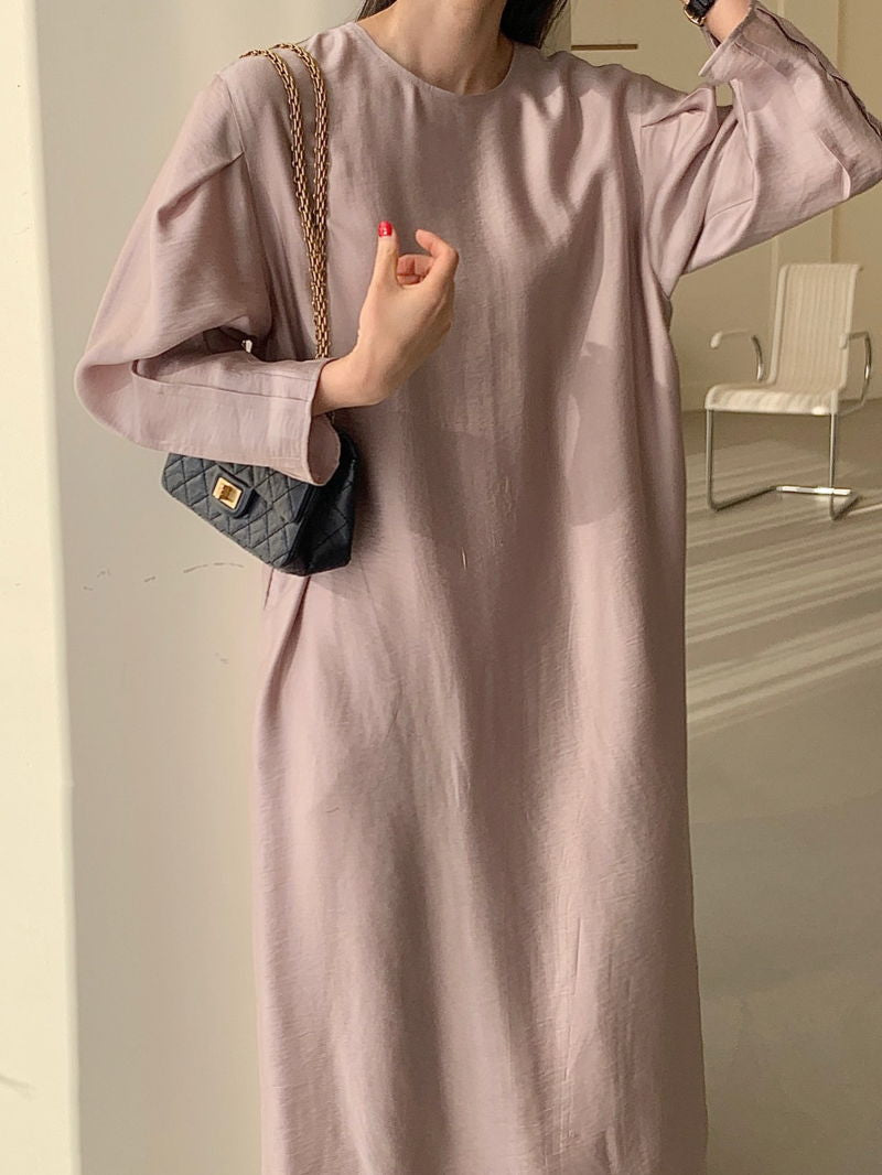 Puff sleeve dress