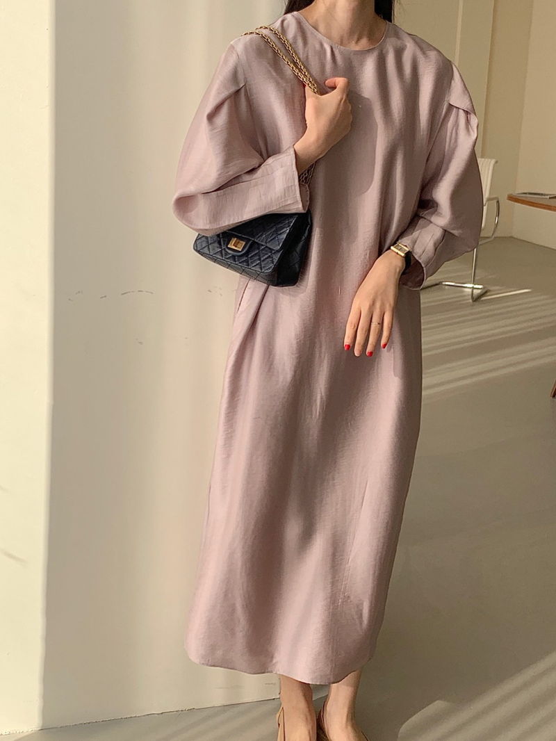 Puff sleeve dress