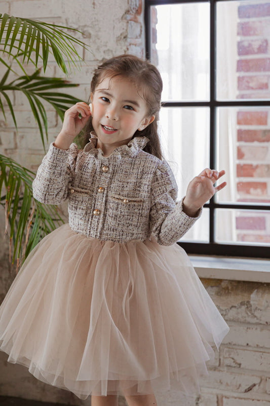 Tweed tutu dress