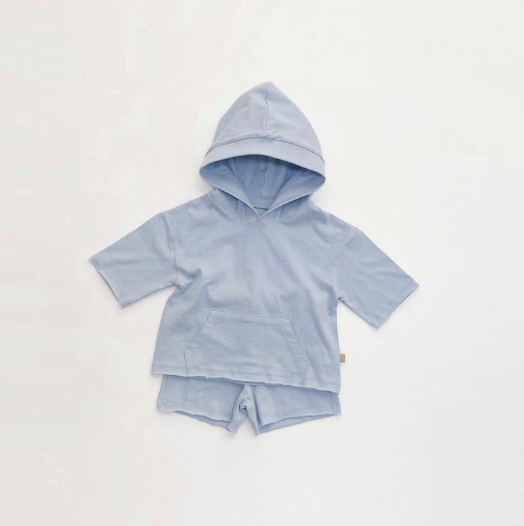 Hoodie & shorts summer set