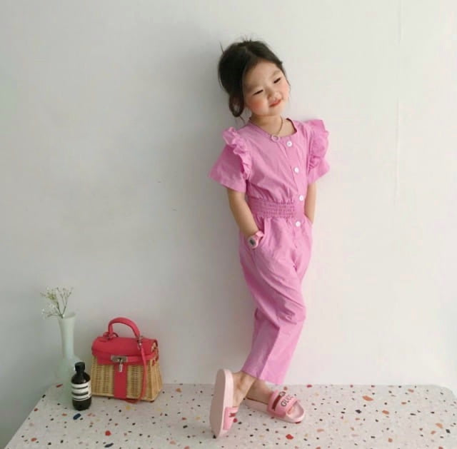 Smocking jumpsuit