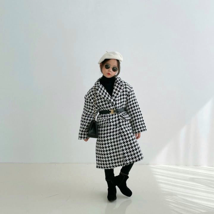 Tweed long coat