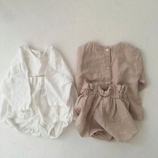 Linen two piece set