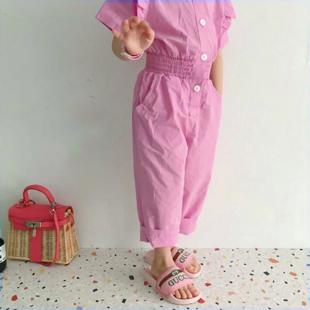 Smocking jumpsuit