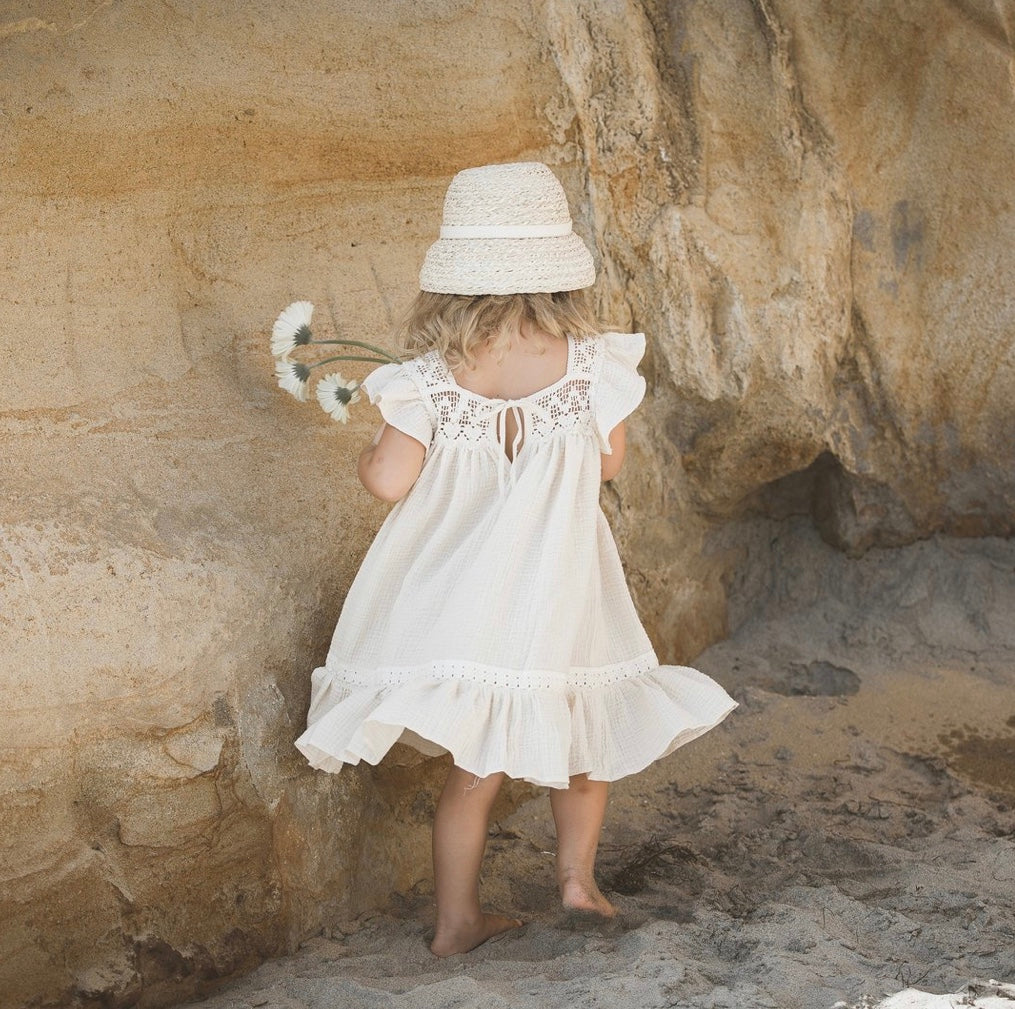 Natural beach dress