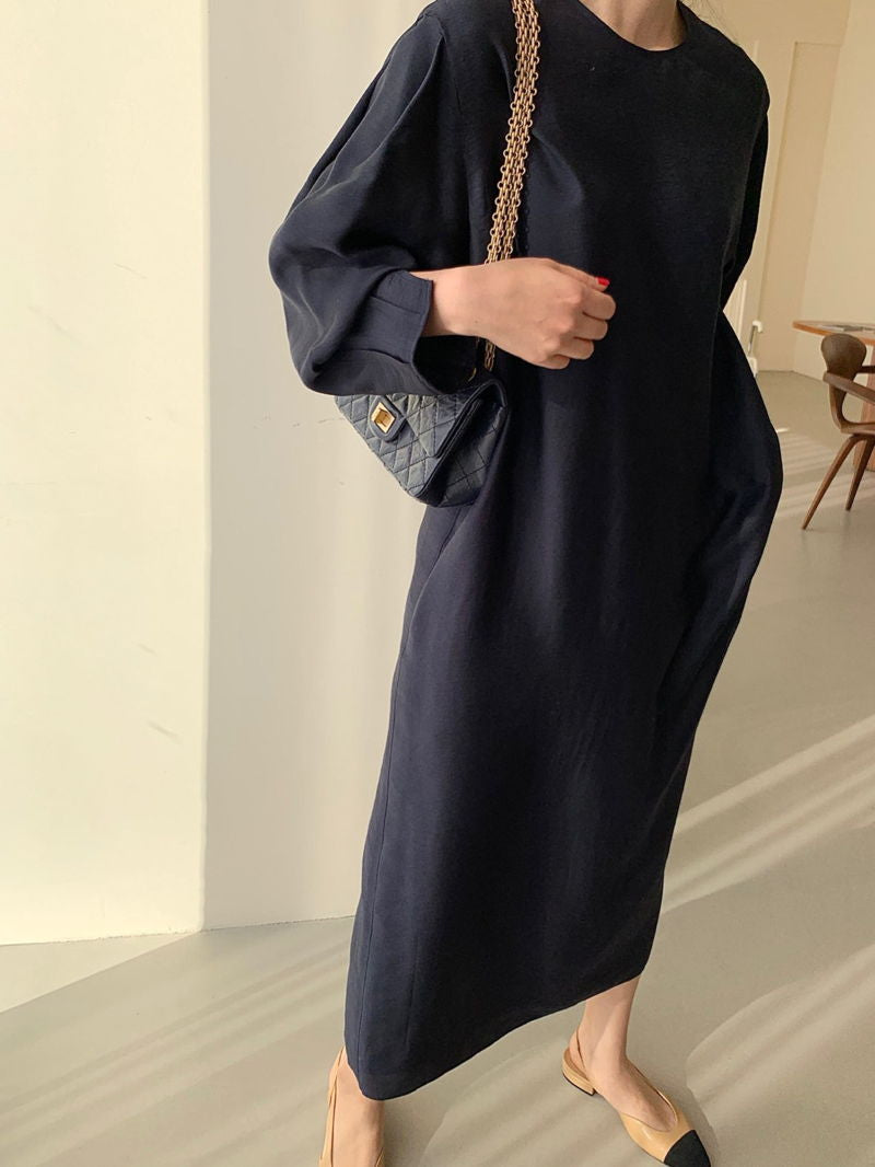 Puff sleeve dress