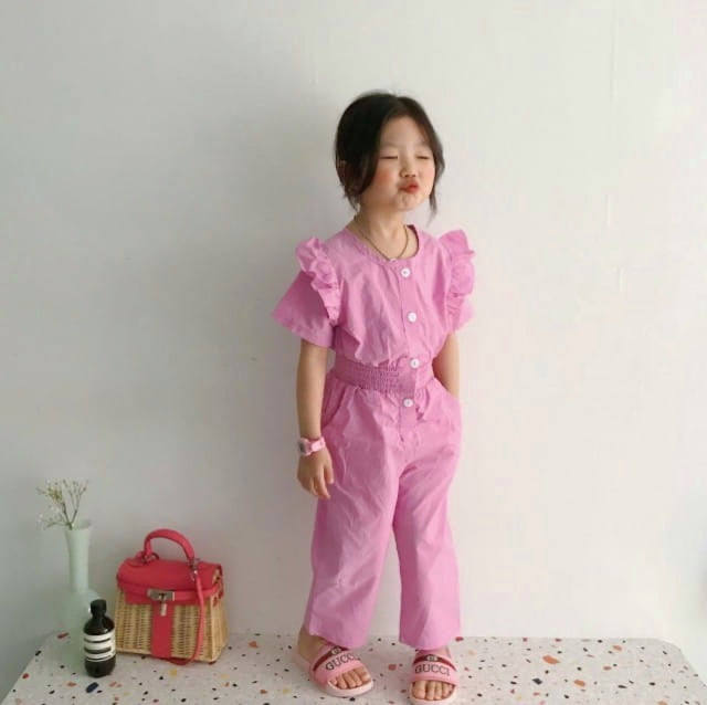 Smocking jumpsuit