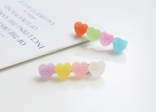 Sugar hearts hairpin set