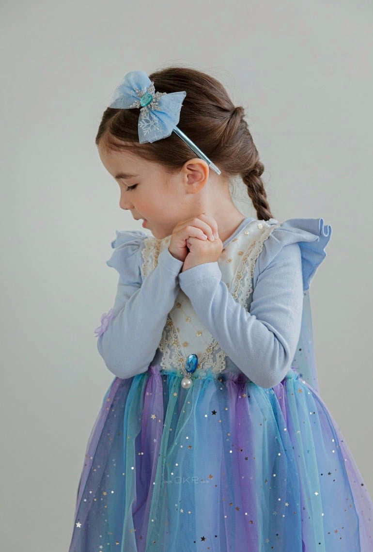 Blue princess dress