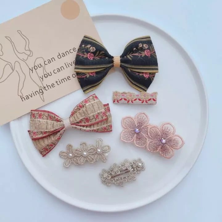 Floral hairpin set